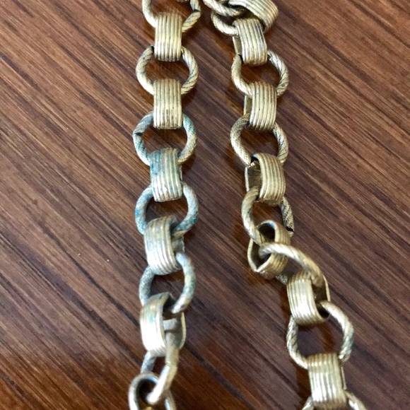 Vintage Goldette-style 1960s necklace white stones - Picture 15 of 16